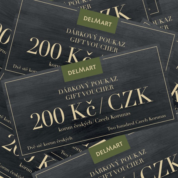DÁRKOVÉ POUKAZY DELMART